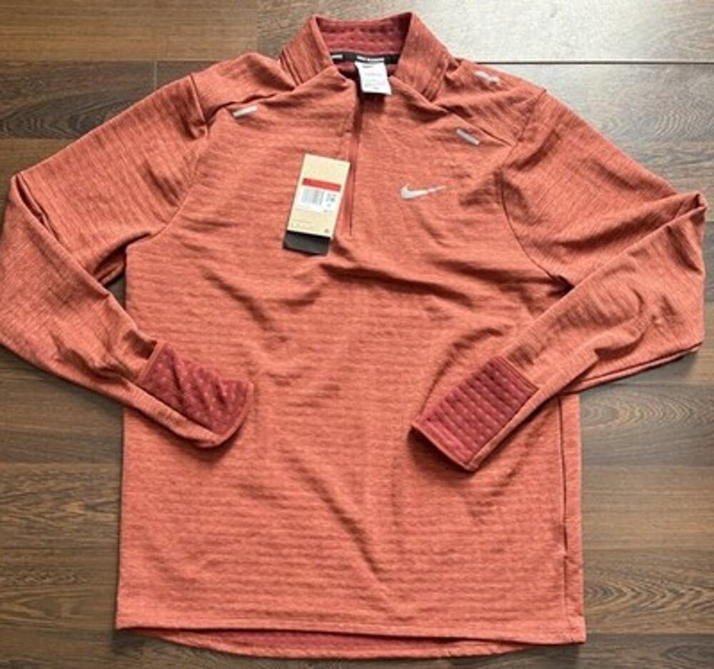 Nike Men's Therma-FIT Repel Element 1/2 Zip Orange Size L